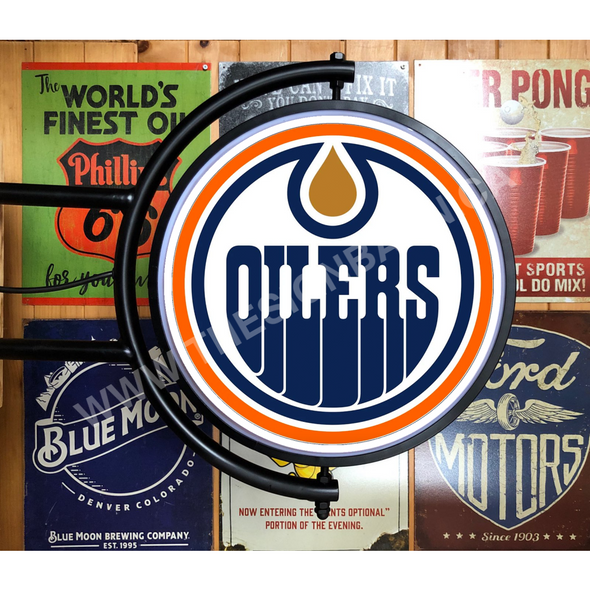 Edmonton Oilers Pivoting Light Design#P5104 24’’