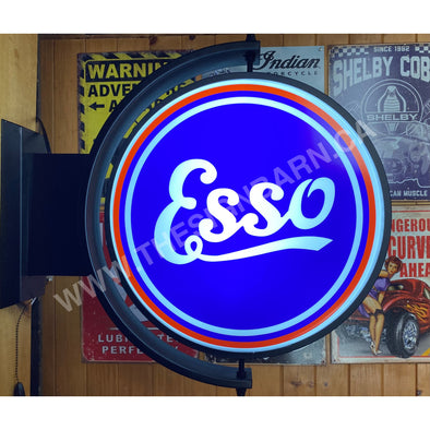 Esso 24’’ Rotating Led Lighted Sign Design #S5054 Pivoting With Switch