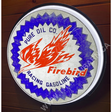 Firebird Racing Fuel 18’’ Backlit Led Button Sign Design #W7173 18” Led Buttons