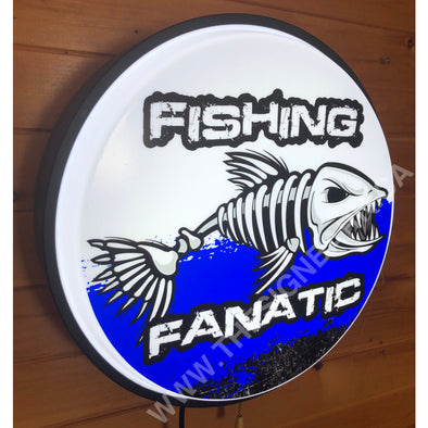 Fishing Fanatic Design #W5044 18” Backlit Led Buttons