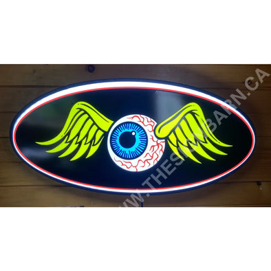 Flying Eye Custom Designed 32’’ Led Oval Sign