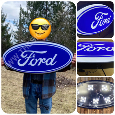 Ford 32’’ Backlit Led Oval Sign Design #V7104 Backlit Ovals