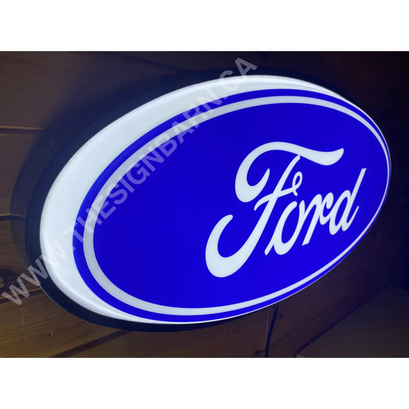 Ford 32’’ Backlit Led Oval Sign Design #V7104 Backlit Ovals