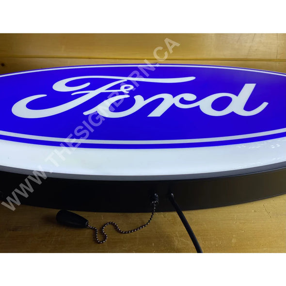 Ford 32’’ Backlit Led Oval Sign Design #V7104 Backlit Ovals