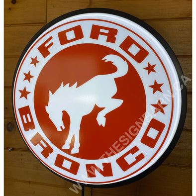 Ford Bronco 18’’ Backlit Button Sign Design #W7131 18” Led Buttons