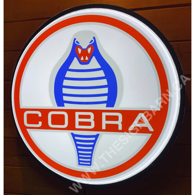 Ford Cobra 18’’ Backlit Led Button Sign Design #W5082 18” Led Buttons