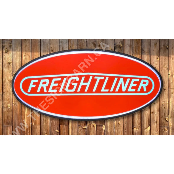 Freightliner 32’’ Backlit Led Oval Sign Design #V7153 Backlit Ovals