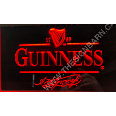 Guinness Design #L222 Lighted Signs