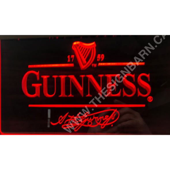 Guinness Design #L222 Lighted Signs