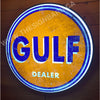 Gulf 30” Backlit Led Button Sign Design #Bb5016 30’’ Led