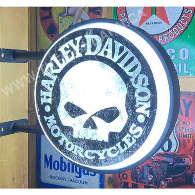 Harley Davidson 20’’ Led Fixed Flange Sign Design #F5036 Led Sign