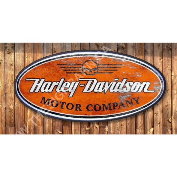 Harley Davidson 32’’ Backlit Led Oval Sign Design #V7123 Backlit Ovals