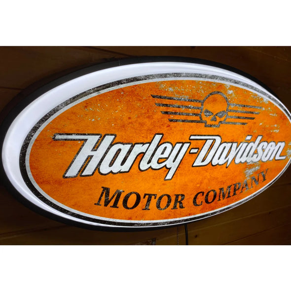 Harley Davidson 32’’ Backlit Led Oval Sign Design #V7123 Backlit Ovals