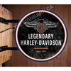 Harley Davidson Legendary 20” Led Fixed Flange Sign Design #F5019 Led Sign