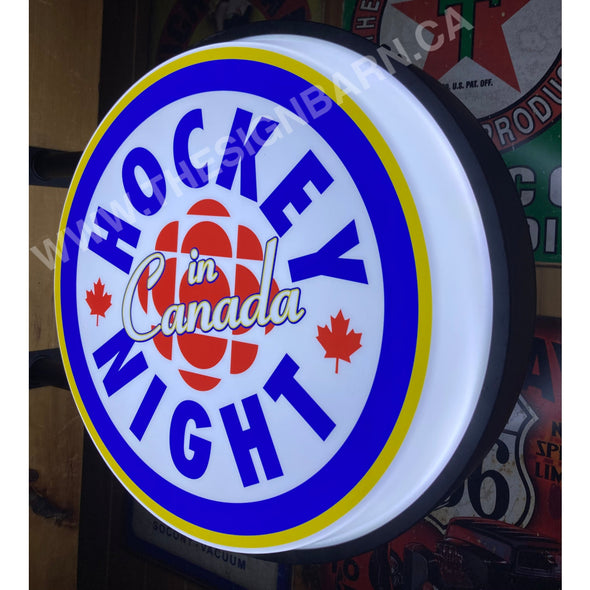 Hockey Night In Canada 20’’ Led Fixed Flange Sign Design #F7011 Led Sign