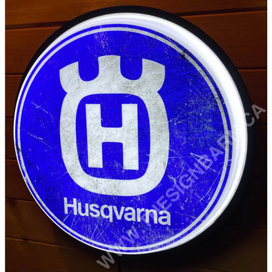 Husqvarna 18’’ Backlit Led Button Sign Design #W5060 18” Led Buttons