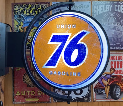 Union 76 24" Rotating LED Lighted Sign Design #S7091