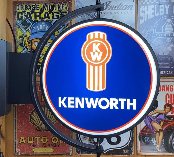 Kenworth 24” Rotating LED Lighted Sign Design #S7136