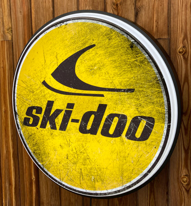 Ski-Doo 18" Backlit LED Button Sign Design#W6016
