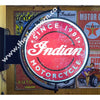 Indian Motorcycle 24” Rotating Led Lighted Sign Design #S5006 Pivoting With Switch