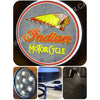 Indian Motorcycle 30’’ Backlit Led Button Sign Design #Bb7060 Led