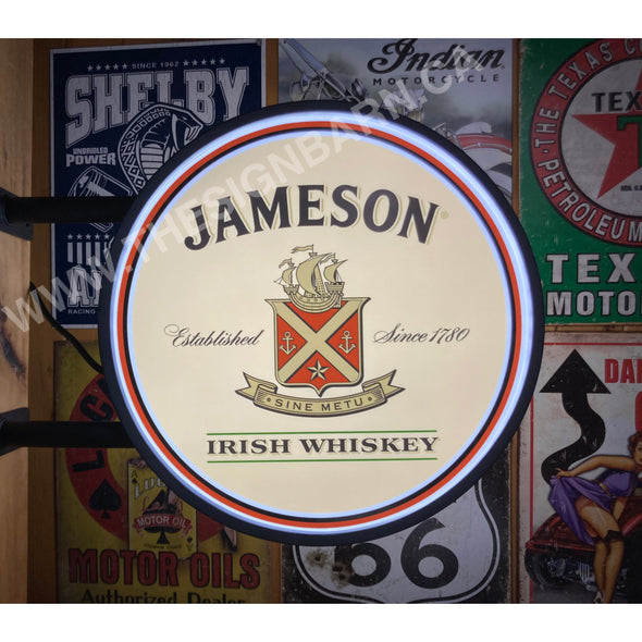 Jameson 20’’ Led Fixed Flange Sign Design #F7165 Led Sign