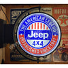 Jeep 24’’ Rotating Led Lighted Sign Design #S7080 Pivoting With Switch