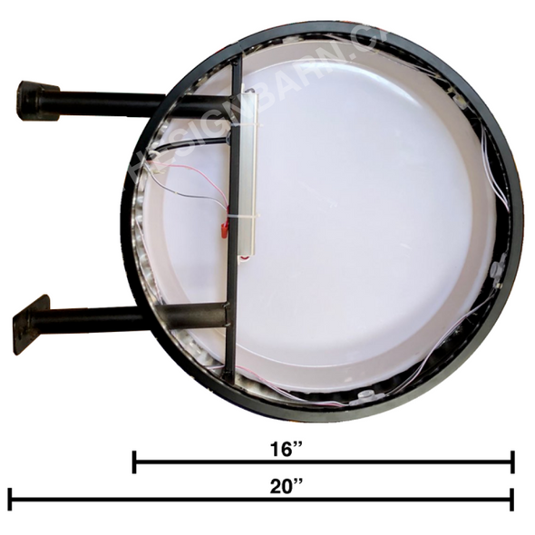 John Deere 20’’ Led Fixed Flange Sign Design #F5032 Led Sign