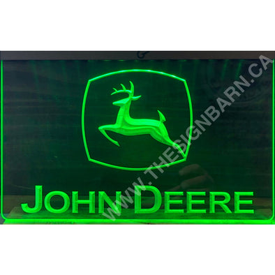 John Deere Design #L138 Lighted Sign