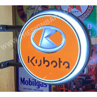 Kubota 20’’ Led Fixed Flange Sign Design #F5034 Led Sign