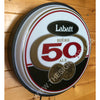 Labatt 50 18’’ Backlit Led Button Sign Design #W5068 18” Led Buttons