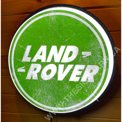 Land Rover 18’’ Backlit Led Button Sign Design #W7078 18” Led Buttons