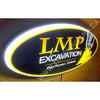 Lmp Excavation Custom Designed 32’’ Backlit Led Oval Sign