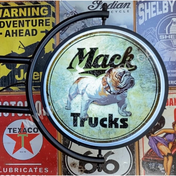 Mack Trucks 24” Pivoting Led Lighted Sign Design #P7192 24’’