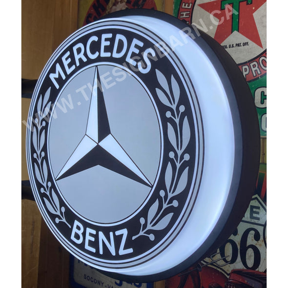 Mercedes Benz 20’’ Led Fixed Flange Sign Design #F5148 Led Sign