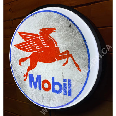 Mobil 18’’ Backlit Led Button Sign Design #W5142 18” Led Buttons