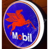 Mobil 18” Backlit Led Button Sign Design #W7066 Led Buttons