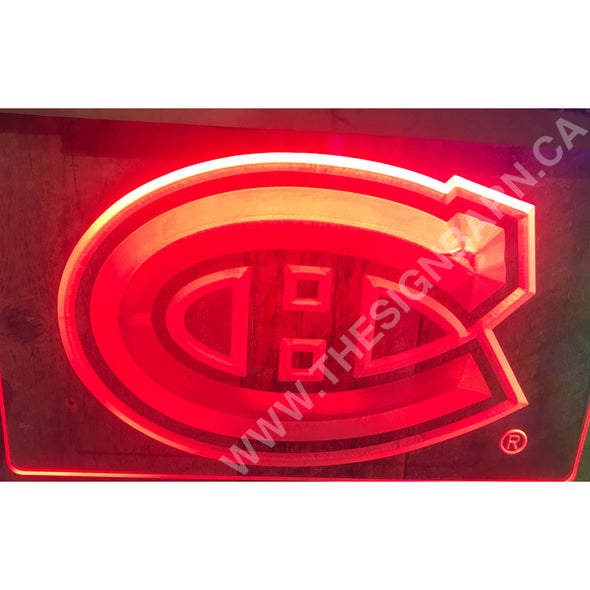 Montreal Canadiens Design #L131 Lighted Sign