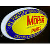 Mopar 32’’ Backlit Led Oval Sign Design #V7109 Backlit Ovals