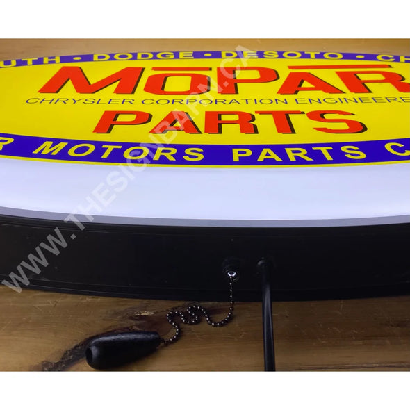 Mopar 32’’ Backlit Led Oval Sign Design #V7109 Backlit Ovals