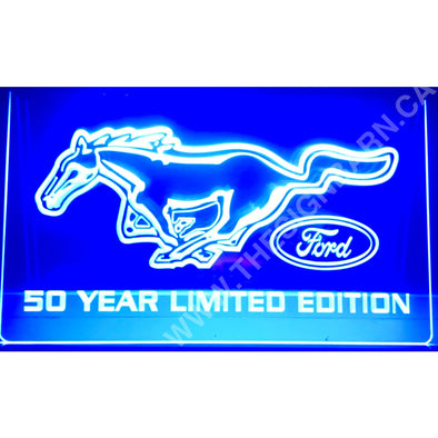 Mustang Design #L136 Lighted Sign