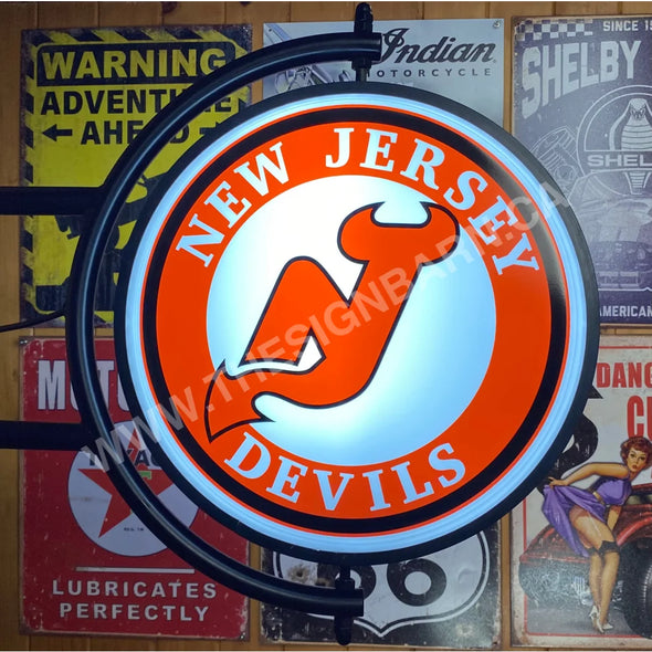 New Jersey Devils 24” Pivoting Sign Design #P7171 24’’