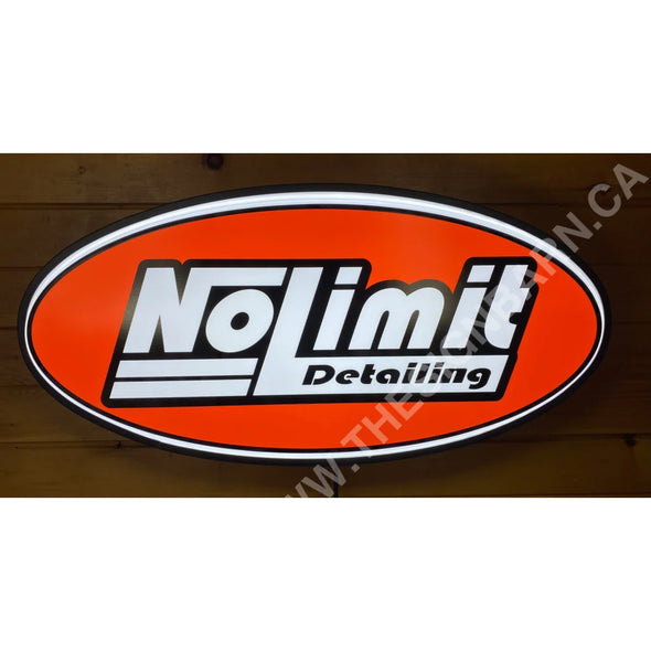 No Limit 32’’Backlit Led Oval Sign 32’’ Backlit Ovals