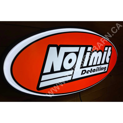 No Limit 32’’Backlit Led Oval Sign 32’’ Backlit Ovals