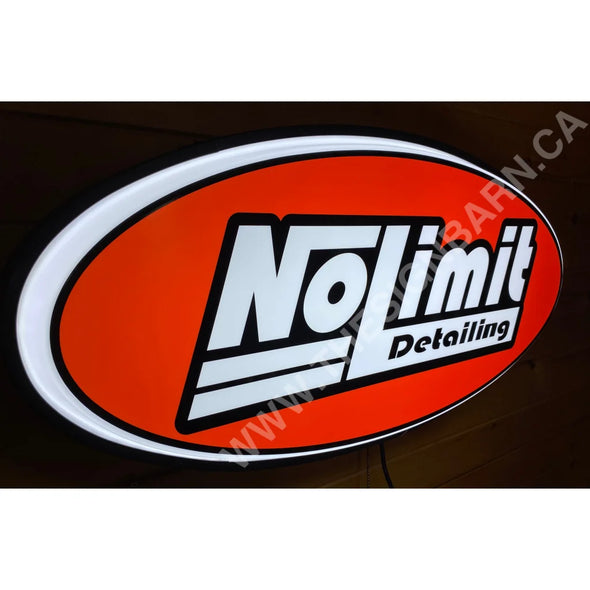 No Limit 32’’Backlit Led Oval Sign 32’’ Backlit Ovals