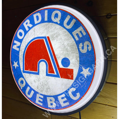 Nordiques Affiche Illuminé Au Del 18’’ Design #W7092 18” Backlit Led Buttons