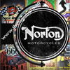 Norton Motorcycle 24’’ Rotating Led Lighted Sign Design #S5063 Pivoting With Switch