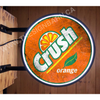 Orange Crush 20’’ Led Fixed Flange Sign Design #F5138 Led Sign