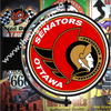 Ottawa Senators 24’’ Rotating Led Lighted Sign Design #S5157