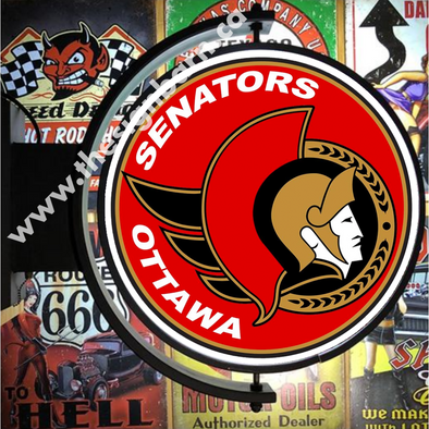 Ottawa Senators 24’’ Rotating Led Lighted Sign Design #S5157